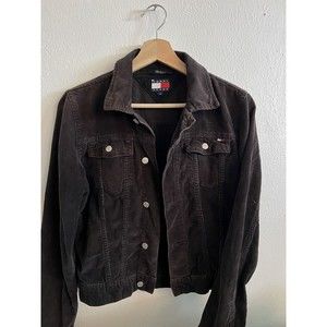 Vintage Girls Tommy Hilfiger Corduroy Cropped Jacket M